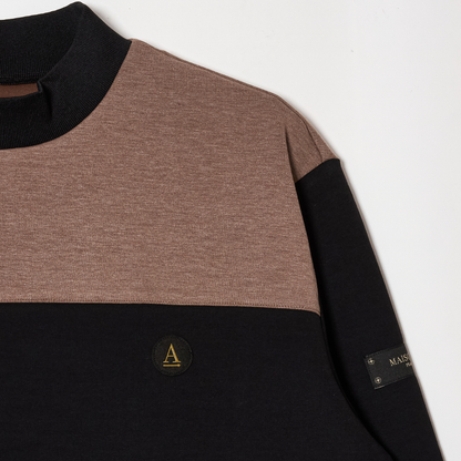 Dual-Tone Sweat Pullover