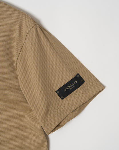 FINE MESH MOCK NECK