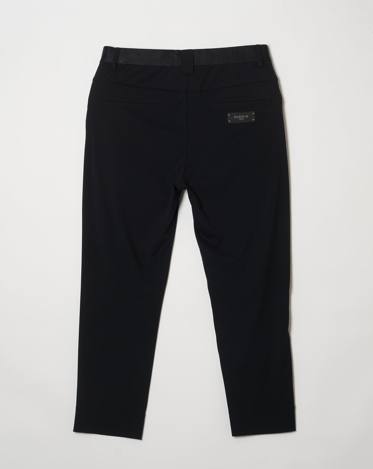 REFINED JERSEY SLIM SLACKS
