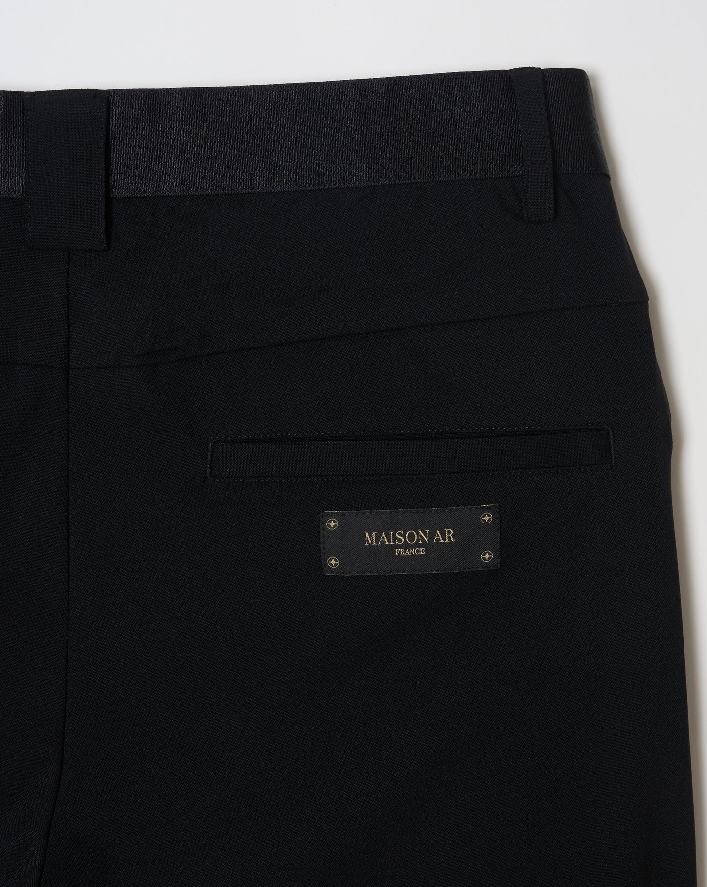 REFINED JERSEY SLIM SLACKS