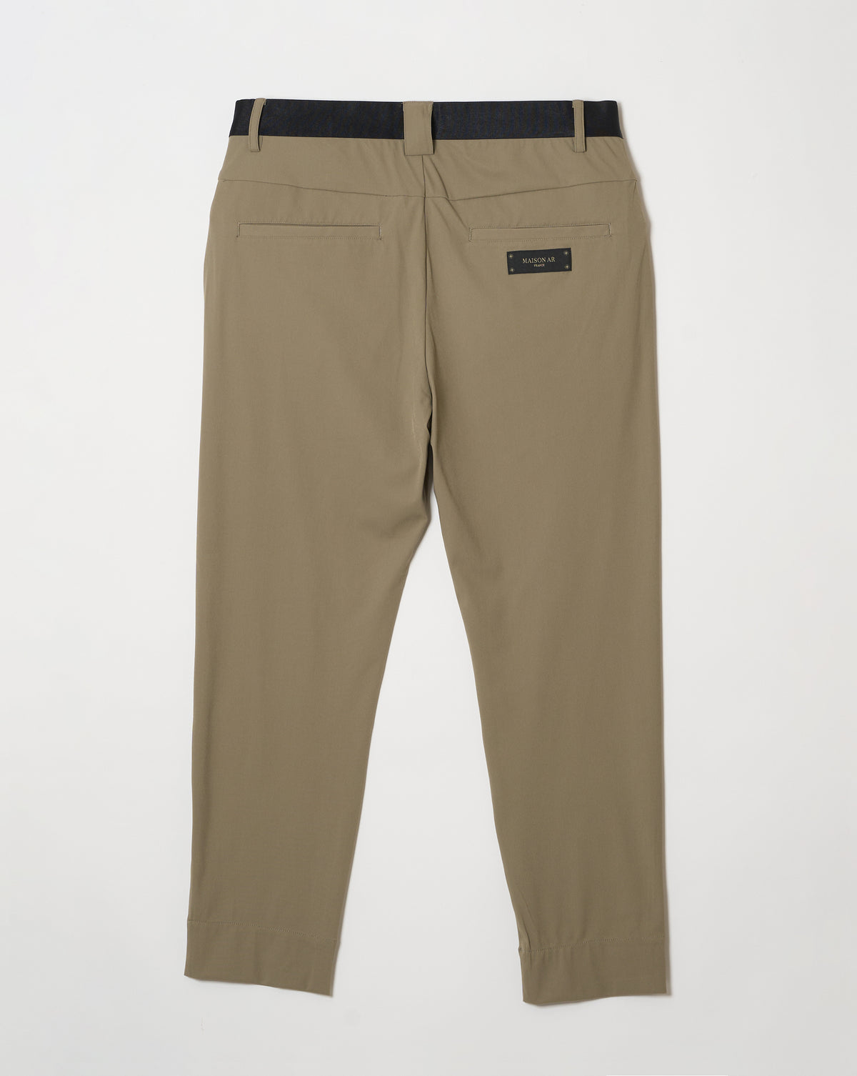 REFINED JERSEY SLIM SLACKS